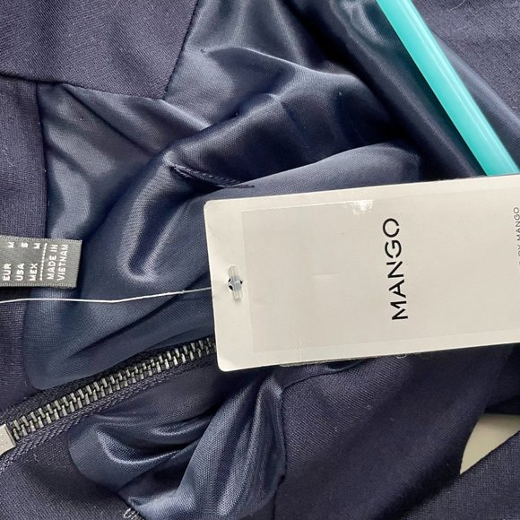 Mango - Dress - Size EU M/US S - Dark navy - NWT - Picture 3 of 5